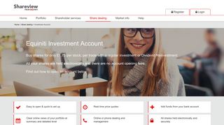 Investment Account - Equiniti Shareview