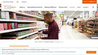 Manage your shares – Sainsbury's