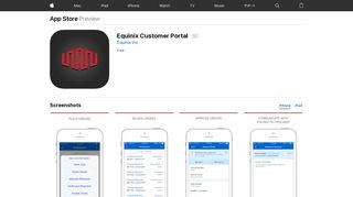 Equinix Customer Portal on the App Store - iTunes - Apple