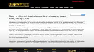 About Us - Live and timed online auctions for heavy equipment, trucks ...
