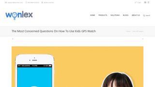 Wonlex-Original Manufacturer of Kids GPS Watch | How to use kids ...