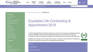 Equitable Life Contracting & Appointment for Agents 2019 | NCC