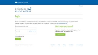Equitable Life Client Access Sign In
