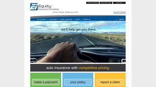 Equity Insurance Company | No Credit Scoring Low Down Payment Auto