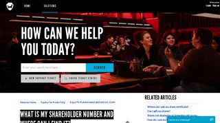 What is my shareholder number and where can I find it? : BrewDog