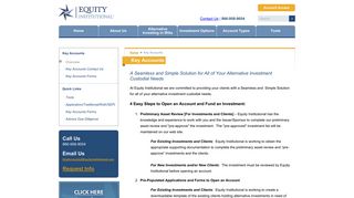 Equity Trust Company | Equity Institutional | Alternatives