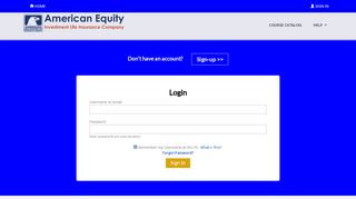 Sign In | American Equity Investment Life Insurance Company - WebCE