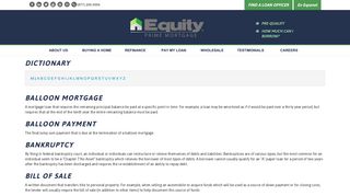Equity Prime Mortgage | Equity Prime Mortgage