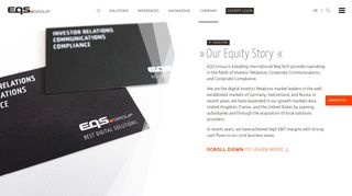 Equity Story | EQS Group