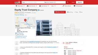 Equity Trust Company - 116 Reviews - Financial Advising - Equity ...