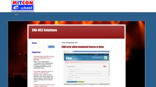ERA-OES Solutions - mitcon ms-cit support