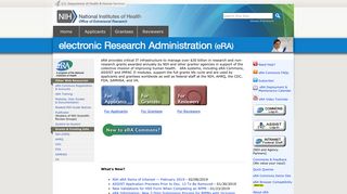 eRA | Electronic Research Administration (eRA)