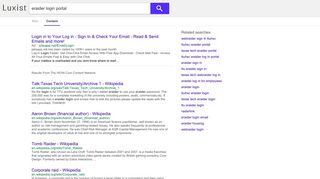 eraider login portal - Luxist - Content Results