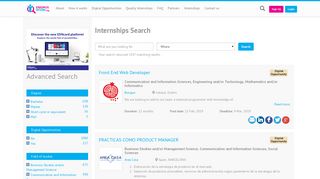Internships Search | ERASMUSINTERN