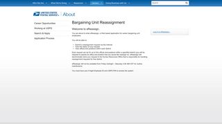 Bargaining Unit Reassignment - USPS.com