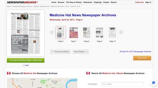 Medicine Hat News Newspaper Archives, Apr 24, 2013, p. 6