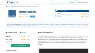eRentPayment Reviews and Pricing - 2019 - Capterra