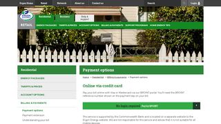 Residential Payment Options - Ergon Energy