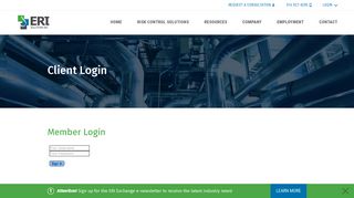Client Login | ERI Solutions