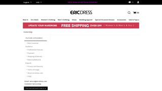 online help – Ericdress.com