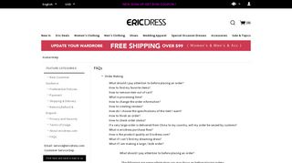 Order Making online help – Ericdress.com