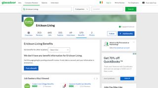 Erickson Living Employee Benefits and Perks | Glassdoor.ie