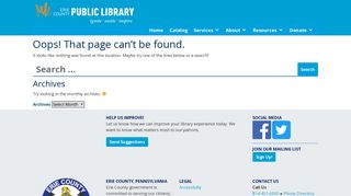 Renew Items | Erie County Public Library