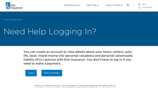 How to Log In | Erie Insurance