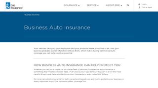 Commercial Auto Insurance | Erie Insurance