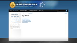 ITPEU Benefits > My Account