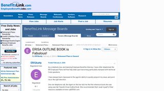 ERISA OUTLINE BOOK is Fabulous! - Retirement Plans in General ...