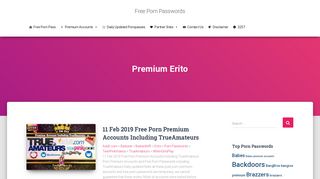 Erito - Free Porn Passwords