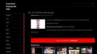 Erito Mobile working login - Free Porn Passwords Hub