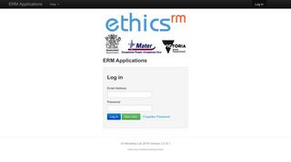 Log in - ERM Applications