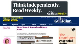 Store Wars: H Samuel and Ernest Jones | Money | The Guardian