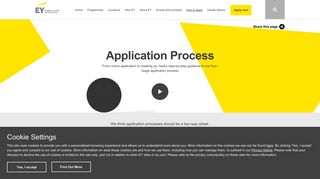 EY - UK Careers Application process at EY
