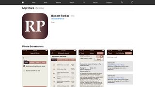 Robert Parker on the App Store - iTunes - Apple