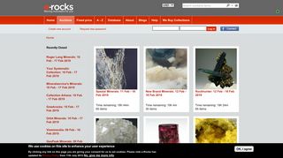 | e-Rocks Mineral Auctions