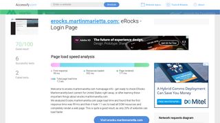 Access erocks.martinmarietta.com. eRocks - Login Page
