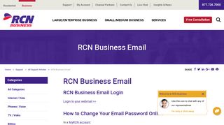 RCN Business Email | RCN Business
