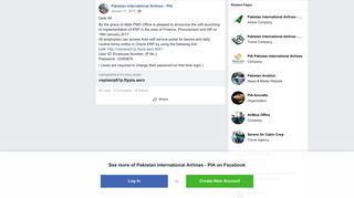 Pakistan International Airlines - PIA - Facebook