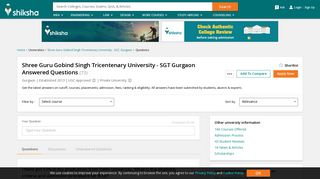 Questions Asked about Shree Guru Gobind Singh Tricentenary ...