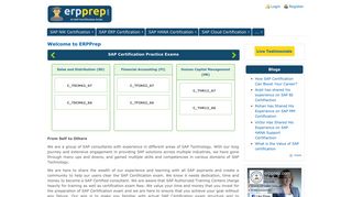 ERPPrep: SAP Certification Questions and Online Practice Exam