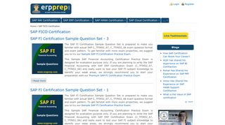 SAP FICO Certification | ERPPrep