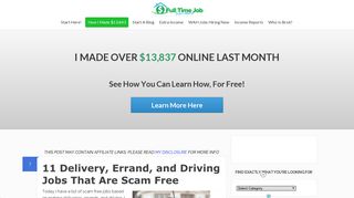 11 Delivery, Errand, and Driving Jobs That Are Scam Free | Full Time ...