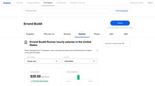 Errand Buddi Runner Salaries in the United States | Indeed.com