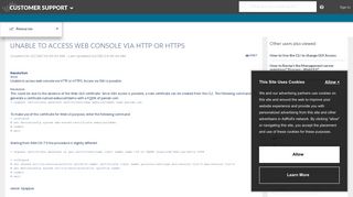 Palo Alto Networks Knowledgebase: Unable to Access Web Console ...