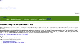 ERS Humana Dental Website