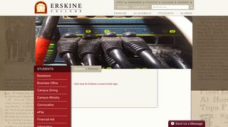 Webmail - Erskine College