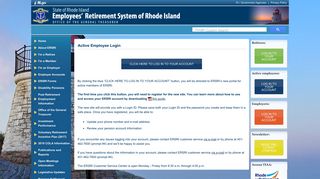 Active Member Log In | Employees' Retirement System of Rhode Island